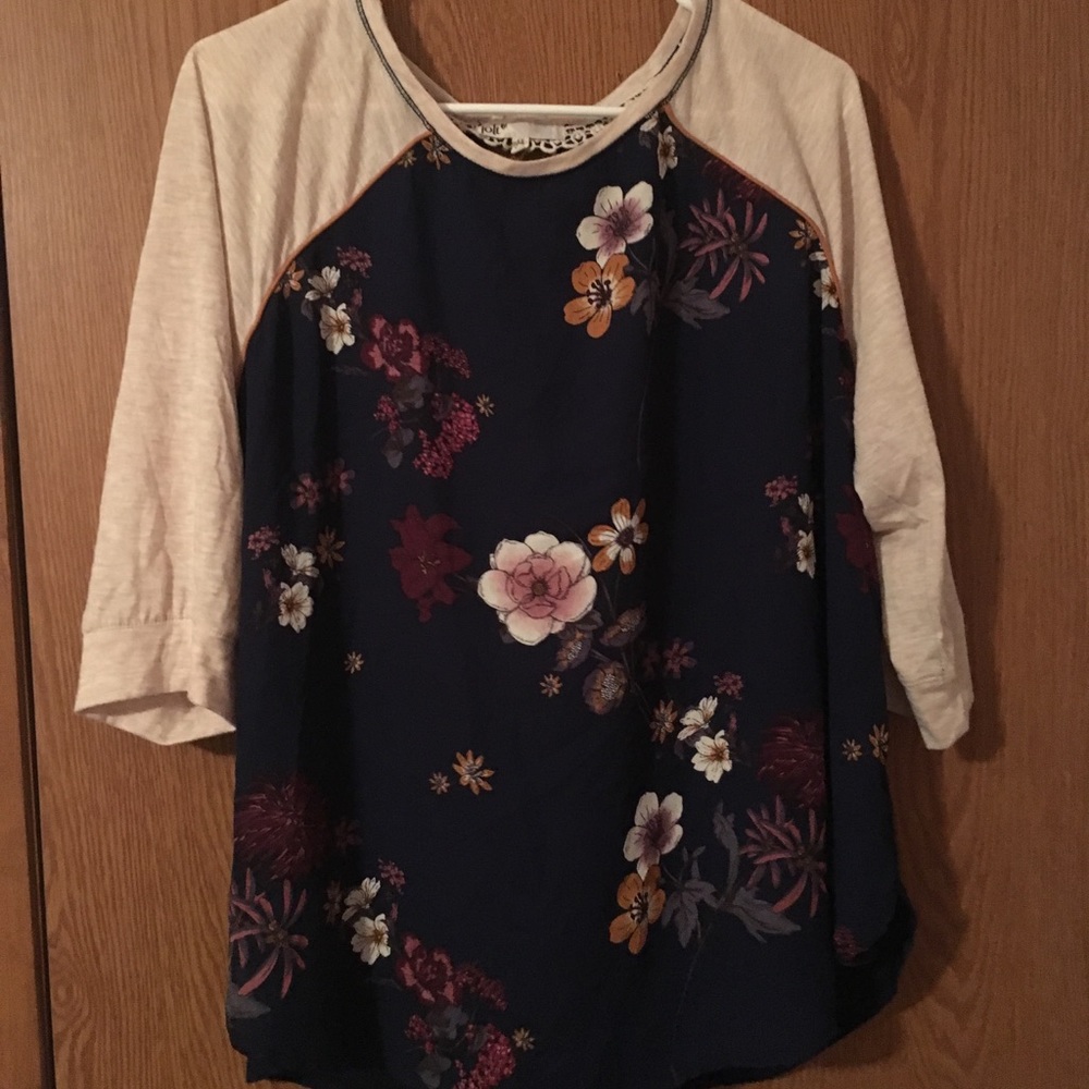 floral t-shirt top